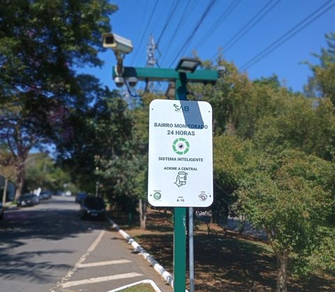Câmera de monitoramento do bairro City Boaçava
